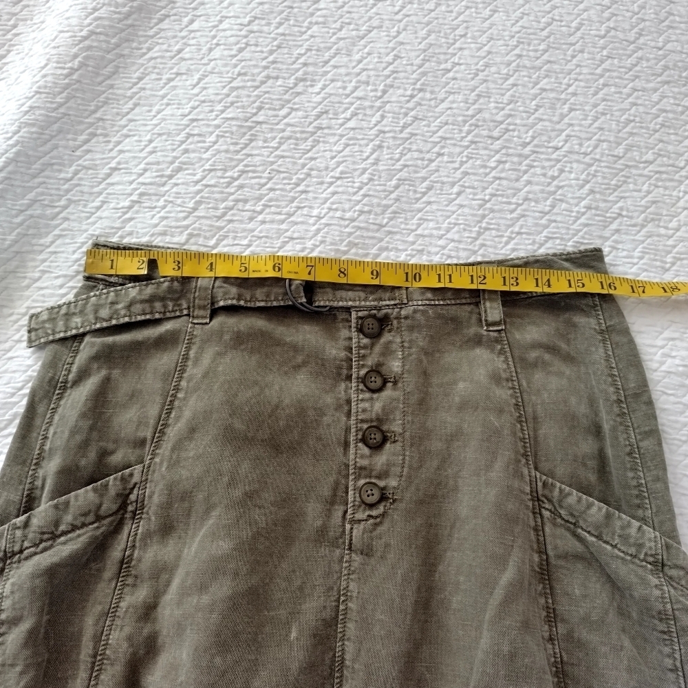 Free People Olive Green Washed Utility Jogger Pants - Picture 10 of 13